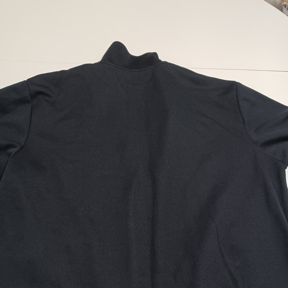 SF/415 Mens Track Jacket Midnight Blue Chevron Pockets Full Zip Mock Neck M - Picture 3 of 12